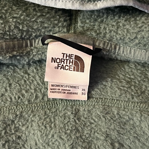 The North Face Sage Green Fleece Jacket- XL - Picture 4 of 9